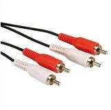 VALUE Cinch-Verbindungskabel duplex ST/ST Audio-Kabel, Cinch (RCA) M&auml;nnlich