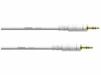 Cordial Audio-Kabel, CFS 1.5 WW-SNOW Miniklinkenkabel 1,5 m - Stereo Patchkabel