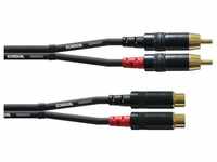 Cordial Audio-Kabel, CFU 3 CE Cinch Verlängerung 3 m - Audiokabel