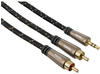 Hama HQ 3m Audio Adapter-Kabel AUX vergoldet Audio-Kabel, 3,5-mm-Klinke,...