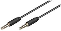 Goobay Audio-Kabel, 3.5 mm Klinke/Jack, Stecker (200 cm), vergoldete Kontakte
