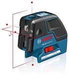 Bosch Professional Punkt- und Linienlaser GCL 25, Kombilaser mit L-BOXX-Einlage &