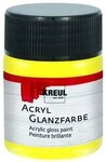 Kreul K&uuml;nstlerstift Kreul Acryl Glanzfarbe gelb 50 ml