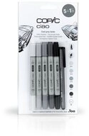 COPIC Marker Ciao 5+1 Set Graut&ouml;ne, (1-tlg)
