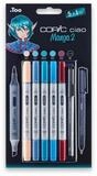 COPIC Dekorationsfolie Copic Allroundmarker Ciao 5+1 Set Manga 2