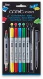 COPIC Dekorationsfolie Copic Allroundmarker Ciao 5+1 Set Brights