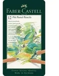 Faber-Castell Buntstift Faber-Castell Farbstifte Pitt Pastel, 12er Metalletui