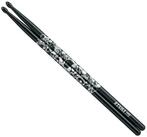 Tama Drumsticks (5A Sticks O5A-S-BS "Skull" Schwarz silberner Druck, Sticks,...