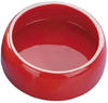 Nobby Futterbehälter Keramik Futtertrog rot, Fassungsvermögen: 125 ml