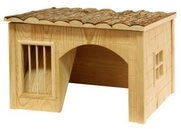 Kerbl Nagerhaus Nagerhaus mit Heuraufe Nature 54 cm x 41 cm x 30 cm 82760