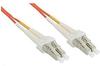 INTOS ELECTRONIC AG InLine® LWL Duplex Kabel, LC/LC, 50/125µm, OM2, 5m...