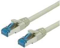 VALUE Value 21.99.0865 RJ45 Patchkabel CAT 6a S/FTP 5.00 m Grau 1 St. Netzkabel,