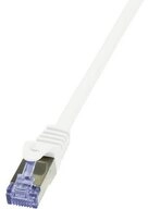 LogiLink Netzwerkkabel CAT 6A S/FTP 20 m CQ3111S LAN-Kabel, Flammwidrig, mit