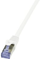 LogiLink LogiLink CQ3121S RJ45 Patchkabel CAT 6a S/FTP 30.00 m Wei&szlig; Flammwidrig