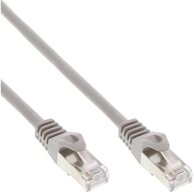Inline InLine&reg; 71450 Patchkabel, U/UTP, Cat.5e, grau, 0,5m Computer-Kabel