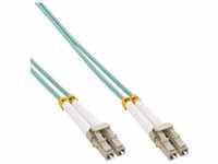 INTOS ELECTRONIC AG InLine® LWL Duplex Kabel, LC/LC, 50/125µm, OM3, 20m...