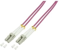 LogiLink LogiLink FP4LC02 Glasfaser LWL Anschlusskabel 2.00 m Violett 50/125 &micro;