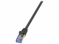 LogiLink LOGILINK Patch Cable Cat.7 800MHz S/FTP schwarz 1.50m Prime Line