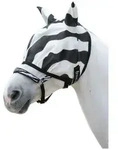 Bucas Fliegenmasken Fliegenmaske Buzz-Off in Zebra Warmblut