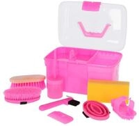 Kerbl Putztasche Kerbl Putzbox bef&uuml;llt f&uuml;r Kinder, rosa, 321766