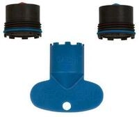 Grohe Sp&uuml;ltischarmatur Mousseur Strahlregler-Set M16,5 x 1 - mit Schl&uuml;ssel (Cache