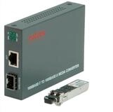 ROLINE Gigabit Konverter, RJ-45 - LC (inkl. mini-GBIC) Netzwerk-Adapter