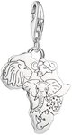 THOMAS SABO Charm-Einh&auml;nger Afrika - L&ouml;we, B&uuml;ffel, Elefant, Leopard, Nashorn