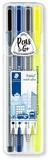 STAEDTLER Fineliner STAEDTLER Fineliner triplus 4 Teile Aufstellbox