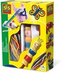 SES Creative 862 SES Creative&reg; Bastelset Strickpuppe mit Wolle mehrfarbig