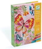 DJECO Kreativset Bastelpackung Glitzerbilder mit Glitzersand