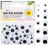 Folia Max Bringmann KG Bastelnaturmaterial folia Wackelaugen Set mix 6 Gr&ouml;&szlig;en...
