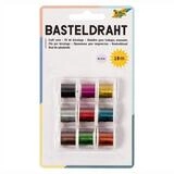 Folia Basteldraht folia Basteldraht Set mehrfarbig 9x2m
