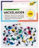 Folia Max Bringmann KG Bastelnaturmaterial folia Wackelaugen mit Wimpern 100...