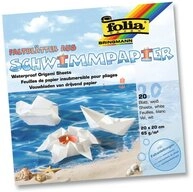Folia Max Bringmann KG Bastelkartonpapier folia Schwimmpapier 65g/m&sup2; wei&szlig;...