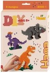 Hama B&uuml;gelperlen Hama Geschenkpackung Dinowelt Midi-B&uuml;gelperlen