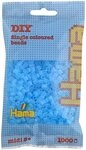 Hama B&uuml;gelperlen Hama B&uuml;gelperlen &ndash; Transparent-Aqua, Midi 5 mm (1000 Stk)