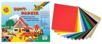Folia Bastelkartonpapier folia Buntpapier gummiert farbsortiert