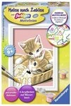 Ravensburger Malen nach Zahlen CreArt, Malen nach Zahlen Kinder - Katzenbabys