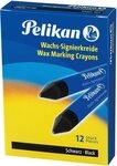 Pelikan Bastelfilz Wachs-Signierkreide 772/12 schwarz VE=12 St&uuml;ck