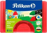 Pelikan Wachsmalstift Wachsmalstifte Dreieckig, 8er-Set