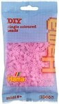 Hama B&uuml;gelperlen Hama B&uuml;gelperlen &ndash; Transparent-Pink, Midi 5 mm (1000 Stk)
