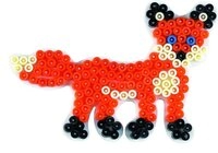 Hama Perlen B&uuml;gelperlen Hama Midi-Stiftplatte Fuchs, wei&szlig;