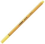 STABILO Filzstift STABILO point 88 Fineliner - Pr&auml;zise 0,4mm Spitze in Gelb