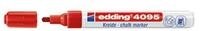 edding Marker Kreidemarker 4095 D&uuml;nn 2-3mm rot Window-Marker