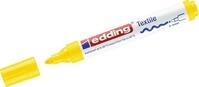 edding Permanentmarker Textilmarker edding 4500 creative Rundspitze 2-3mm gelb