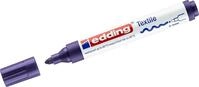 edding Filzstift Textilmarker edding 4500 creative Rundspitze 2-3mm violett