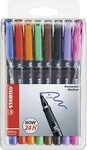 STABILO Folienstift OHPen universal - permanent medium - 8er Pack - mit 8