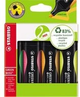 STABILO Marker Textmarker GREEN BOSS 6070/4 2-5 4 St./Pack.