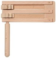 Bartl Spielzeug-Musikinstrument Doppelratsche, aus Massivholz, 15cm, f&uuml;r