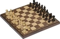 Gollnest & Kiesel Spiel Magnetisches Schachspiel in Holzklappkassette